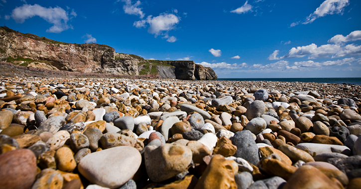 Blast Beach on the Durham Heritage Coast